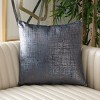 Norlia Pillow - Blue/Gold - 18"X18" - Safavieh - 2 of 4