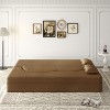 KWPZQEB Convertible Folding Sofa Bed, Corduroy Fabric Foam-Filled Couch with 2 Pillows, Modern Folding Loveseat Sofa for Living Room, Bedroom - 4 of 4