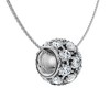 Pompeii3 1Ct Pave Puff Slide Diamond Pendant Women's Necklace 18" Lab Created Gold - 3 of 4