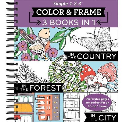 Color & Frame - Country Gardens (adult Coloring Book) - By New Seasons &  Publications International Ltd (spiral Bound) : Target