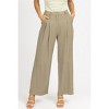Women's PINTUCK PLEATED TROUSER - Fore - 2 of 4