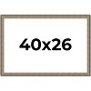 PosterPalooza | Ornate Silver Picture Frame - UV Acrylic, Backing Board, Hanging Hardware Included - 2 of 4