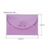 Unique Bargains Mini Envelopes Heart Clasp Cute Present Card Holder for Wedding Greeting Party 50Pcs - 2 of 4