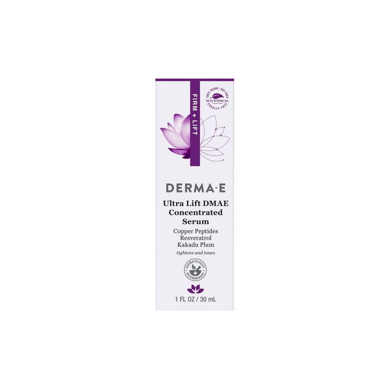 derma e Ultra Lift DMAE Concentrated Facial Serum - 1 fl oz, 4 of 14