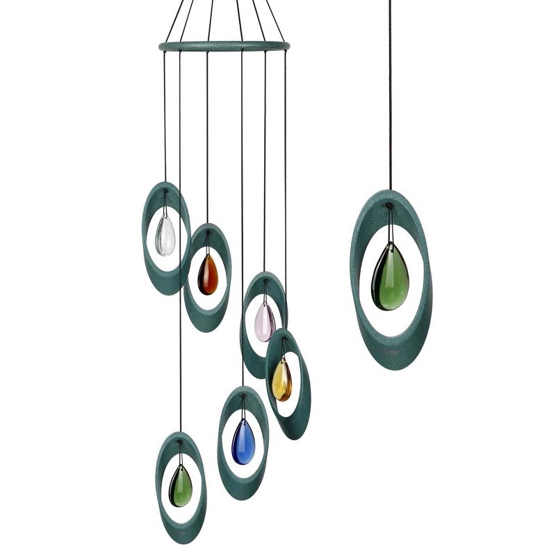 Woodstock Windchimes Bellissima Bells Olive, Wind Chimes For Outside, Wind Chimes For Garden, Patio, and Outdoor Décor, 28"L, 4 of 10