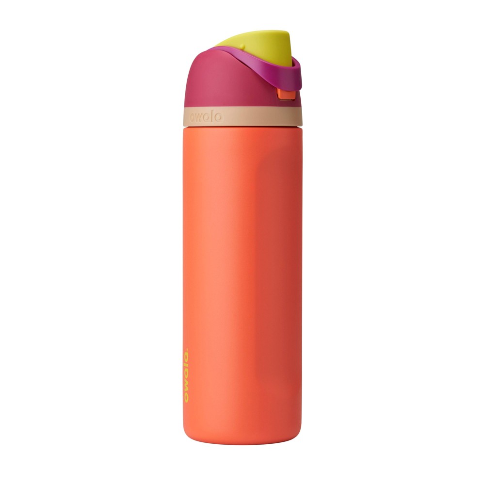 Owala Special Edition 24oz FreeSip Stainless Steel Water Bottle - Neon Nectar