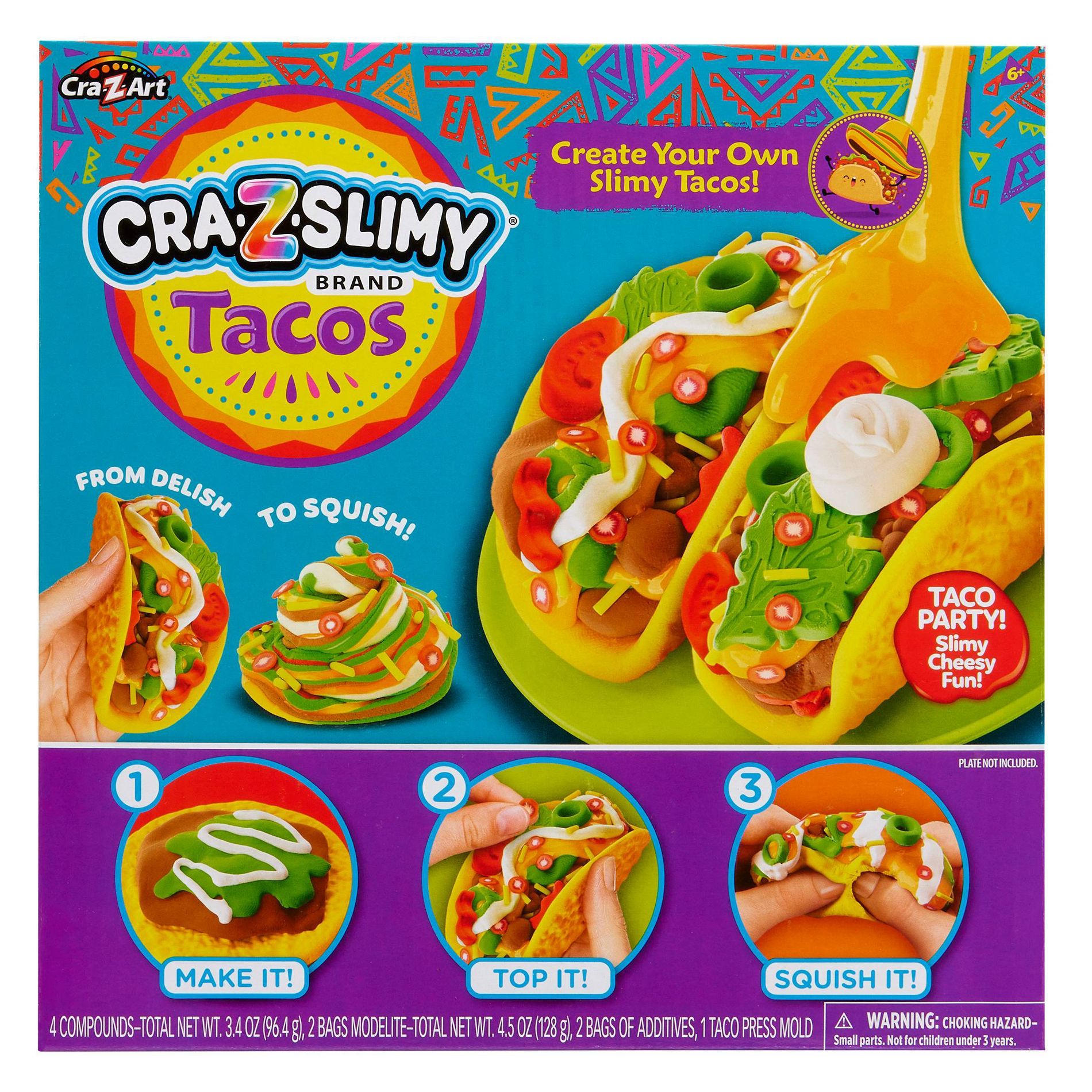 Cra-Z-Slimy Taco Slimes and Putties