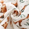MyKids-USA Baby 1pc Organic Cotton Allover Fox Graphic Longsleeve Hoodie - 3 of 3