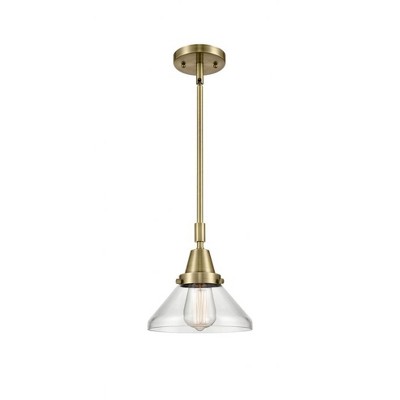 Caden - 1 Light Stem Hung Mini Pendant In Industrial Style-9.13 Inches Tall and 8 Inches Wide