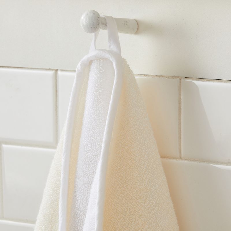 Great Bay Home Cotton Two-Toned Reversible Quick-Dry Towel Set, 4 of 8