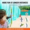 VEVOR Bow and Arrow Set for Kids, 2 Pack Archery Set with 20 Suction Cup Arrows, Standing Target, 2 Quivers, for Boys & Girls 6 7 8 9 10+ Year Old - 4 of 4