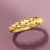RS Pure by Ross-Simons 18kt Gold Vermeil Twisted Shrimp Ring - 4 of 4