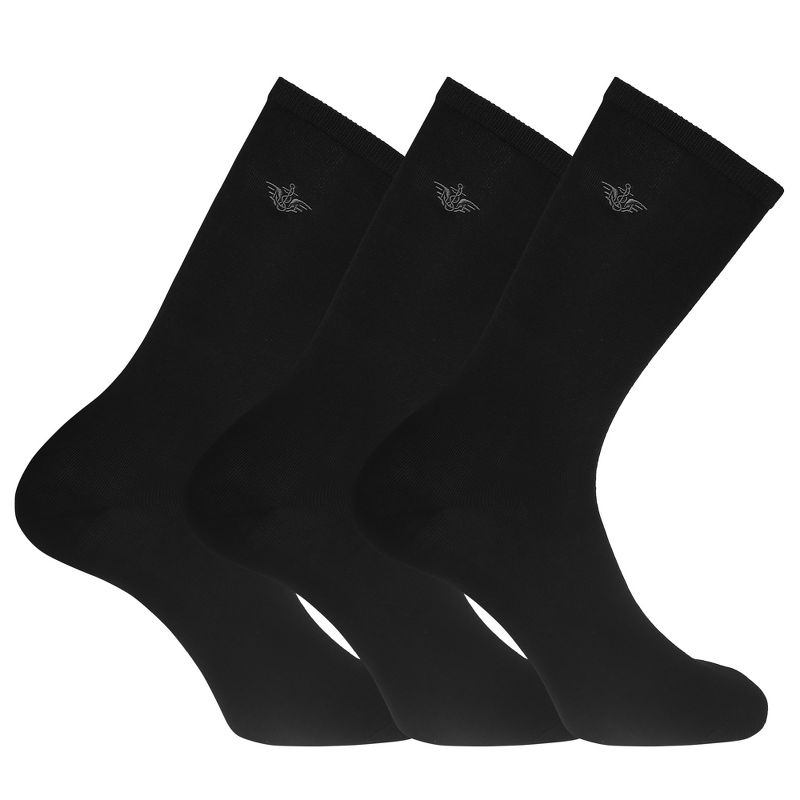Dockers Men's Socks & Hosiery - 3-Pack Flat Knit Athletic and Crew Socks for Men, 1 of 8