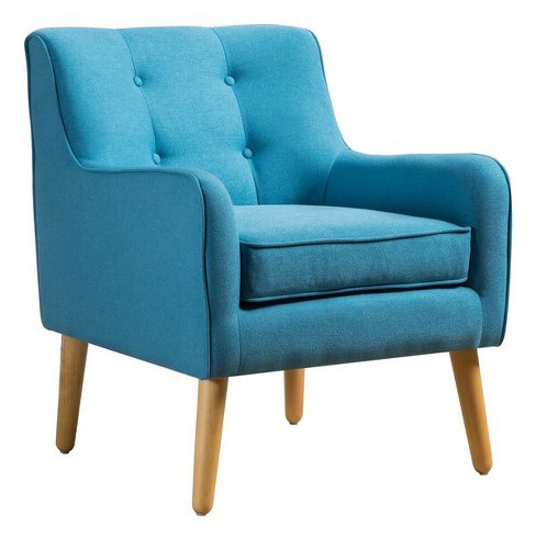 Felicity Mid century Armchair Teal Christopher Knight Home Target