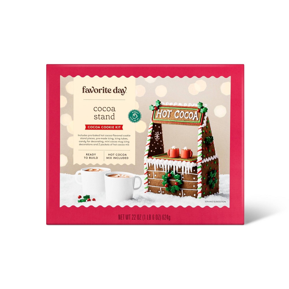 Hot Chocolate Stand Chocolate Cookie Kit with Icing and Cocoa Mix - Favorite Day