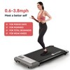 DeerRun 2 in 1 Under Desk WalkTreadmill, 2.5HP Low Noise Walking Pad Running Jogging Machine with Remote Control for Home Office - 4 of 4
