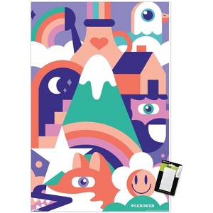 Trends International Ceroker - A Window To A Magical World Unframed Wall Poster Prints - 1 of 4