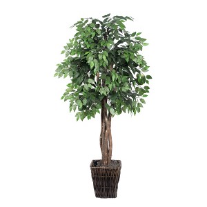 Vickerman Artificial Ficus Executive Potted Tree - 1 of 4