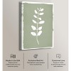 Art Remedy Linen Leaf Screen Minimalistic Botanical and Floral Art Prints Unframed - 3 of 4