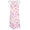 JEFFRICO Womens Nightgowns Short Sleeve Sleepwear Soft Pajama Dress Nightshirts - 4 of 4