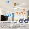 Sofucor 52'' Modern Smart Ceiling Fan with Lights and 5 Solid Wood Blades - 2 of 4