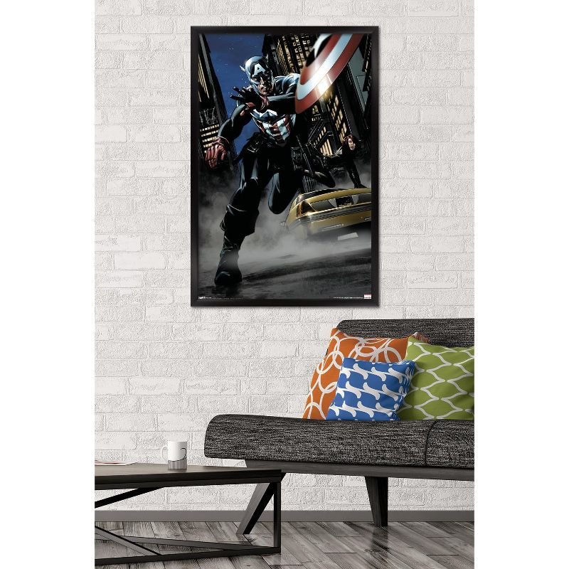 Trends International Marvel Comics - Captain America - Comic Framed Wall Poster Prints, 2 of 7