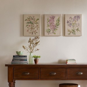 Illustration 3-piece Canvas Wall Art Set - 1 of 3
