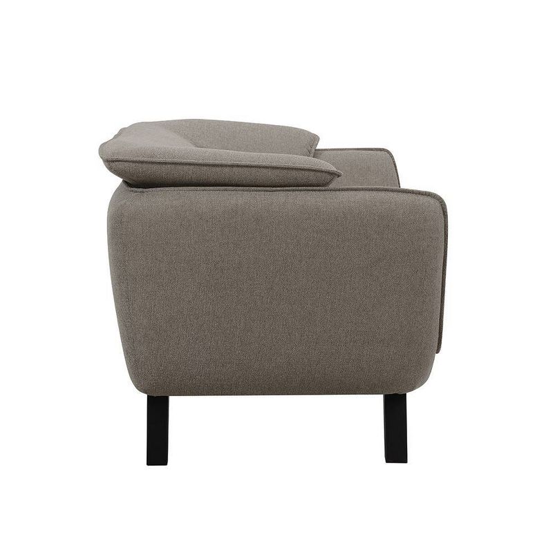 86&#34; Nayeli Sofa Brown Linen - Acme Furniture, 4 of 10