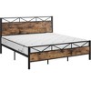 homfan Bed Frame with Headboard and Footboard - Durable Metal Structure, Strong Support Slats, Under-Bed Storage, Noise-Free, Simple Assembly - 4 of 4