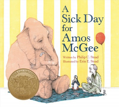 A Sick Day for Amos McGee - by  Philip C Stead (Board Book)