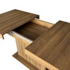 Gulches Furniture Expandable Dining Table with Storage, 6-10 Seats Waterproof Scratch-Resistant Board, Modern Minimalist for Dining Room - 3 of 4