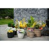 SpassWay 15" Dia Outdoor Indoor Ceramic Planter Pot Decorative Planter with Drainage Hole Patio Flower Pot - 4 of 4