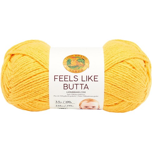 Lion Brand Feels Like Butta Yarn-yellow : Target