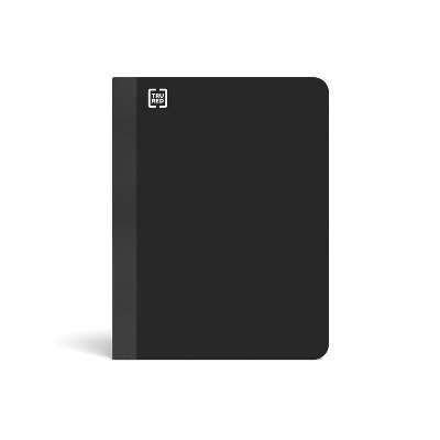 TRU RED Premium Composition Notebook 7.5" x 9.75" College Ruled Black TR58342M