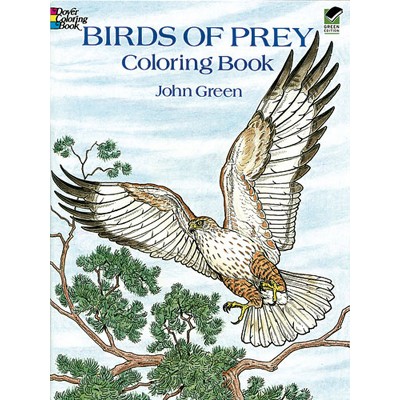 Birds of Prey Coloring Book - (Dover Animal Coloring Books) by John Green  (Paperback)