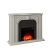 Festivo 48" Classic Freestanding Electric Fireplace Gray - 4 of 4