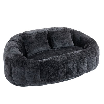 Vynxaria Bean Bag Sofa - Durable High Back Lounger for Indoor & Outdoor Comfort