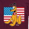 Men's - Disney - Pluto Patriotic USA Flag Short Sleeve Graphic T-Shirt - 2 of 4