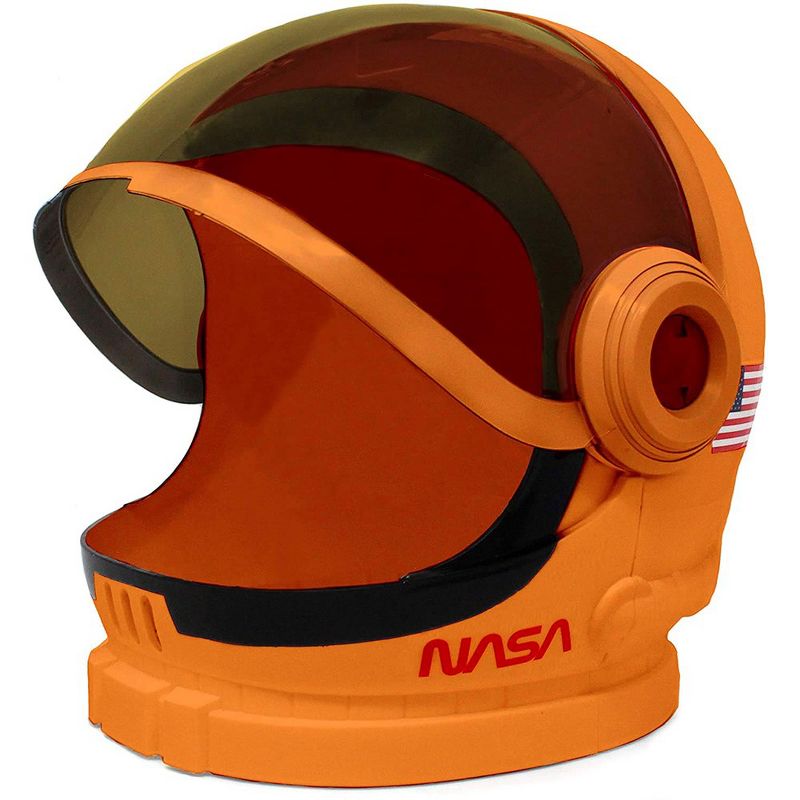 Syncfun Astronaut Space Helmet Child Costume Accessory for Kids with Movable Visor Orange Pretend Role Play Toy Set, Halloween Chritsmas Ideal Gift, 1 of 6