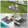 Gulches Outsunny Reversible Outdoor Rug, 8' x 10' Waterproof Plastic Straw Floor Mat - 2 of 4