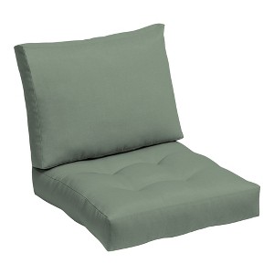 ARDEN earthFIBER Tufted Blowfill Deep Seat Set, Water repellent, Fade Resistant, Deep Seat Bottom and Back Cushion for Chair, Sofa, and Couch 48 x 24 - 1 of 4