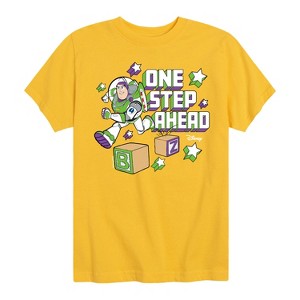 Boys' - Toy Story - Buzz Lightyear Blocks One Step Ahead Short Sleeve Graphic T-Shirt - 1 of 4