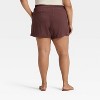 Women's High-Rise Modern Gauze Shorts - A New Day™ - 2 of 3