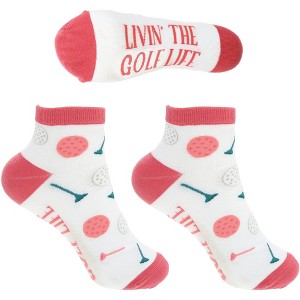Pavilion Gift Company - Golf Life - Women's Ankle Socks - Socks - 1 of 4