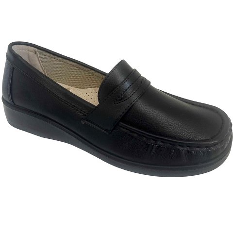 Женские туфли Bangka Women's Comfort Loafers Shoes Hotel Restaurant Work Shoes, Black-6