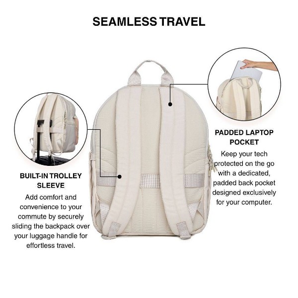 Mochila Altitude de 17" con compartimento para laptop y bolsillos 6