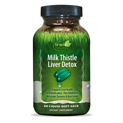 Irwin Naturals Magnesium Milk Thistle and Turmeric Multivitamin Softgels - 60ct