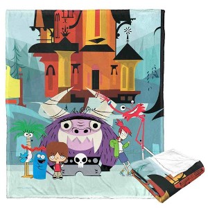 Cartoon Network Foster's Home For Imaginary Friends Outside Fosters Silk Touch Throw Blanket 50x60 Inches - 1 of 4