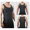 Unique Bargains Men Body Slimming Tummy Shaper Underwear Stretch Shapewear Waist Girdle Shirt Nylon - 4 of 4
