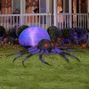 Gemmy Projection Airblown Inflatable Phantasm Black/Purple Spider (WWR), 2.5 ft Tall, Multi - 2 of 2